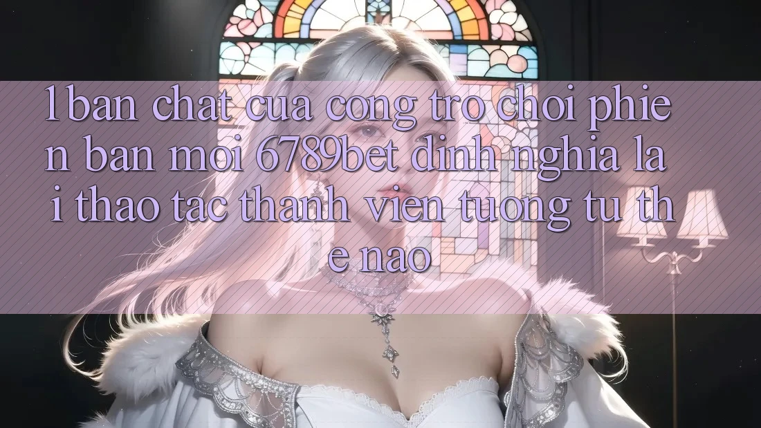 1. Bản Chất Của “Cổng Trò chơi Phiên bản mới”: 6789bet Định Nghĩa Lại Thao tác Thành viên Tương tự Thế Nào? 1. Bản Chất Của “Cổng Trò chơi Phiên bản mới”: 6789bet Định Nghĩa Lại Thao tác Thành viên Tương tự Thế Nào?