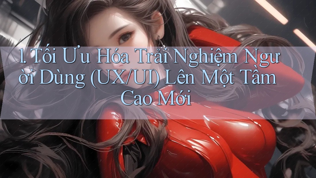 1. Tối Ưu Hóa Trải Nghiệm Người Dùng (UX/UI) Lên Một Tầm Cao Mới