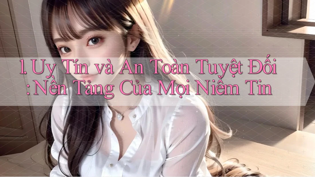 1. Uy Tín và An Toàn Tuyệt Đối: Nền Tảng Của Mọi Niềm Tin
