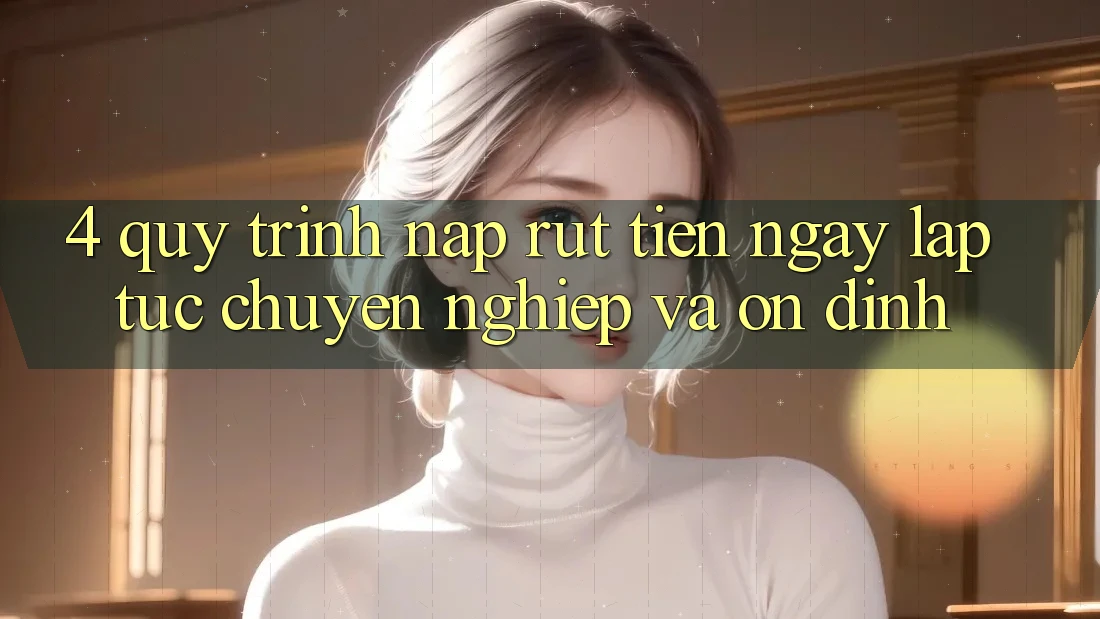 4. Quy Trình Nạp Rút Tiền: Ngay lập tức, Chuyên nghiệp và Ổn định 4. Quy Trình Nạp Rút Tiền: Ngay lập tức, Chuyên nghiệp và Ổn định