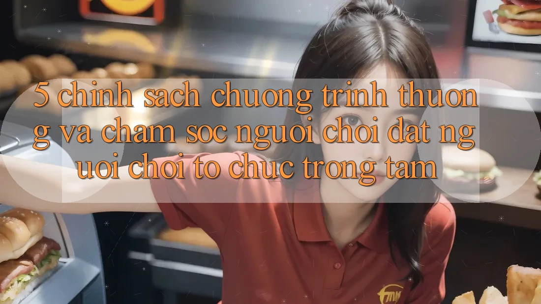 5. Chính Sách Chương trình thưởng Và Chăm Sóc Người chơi: Đặt Người Chơi Tổ chức Trọng Tâm