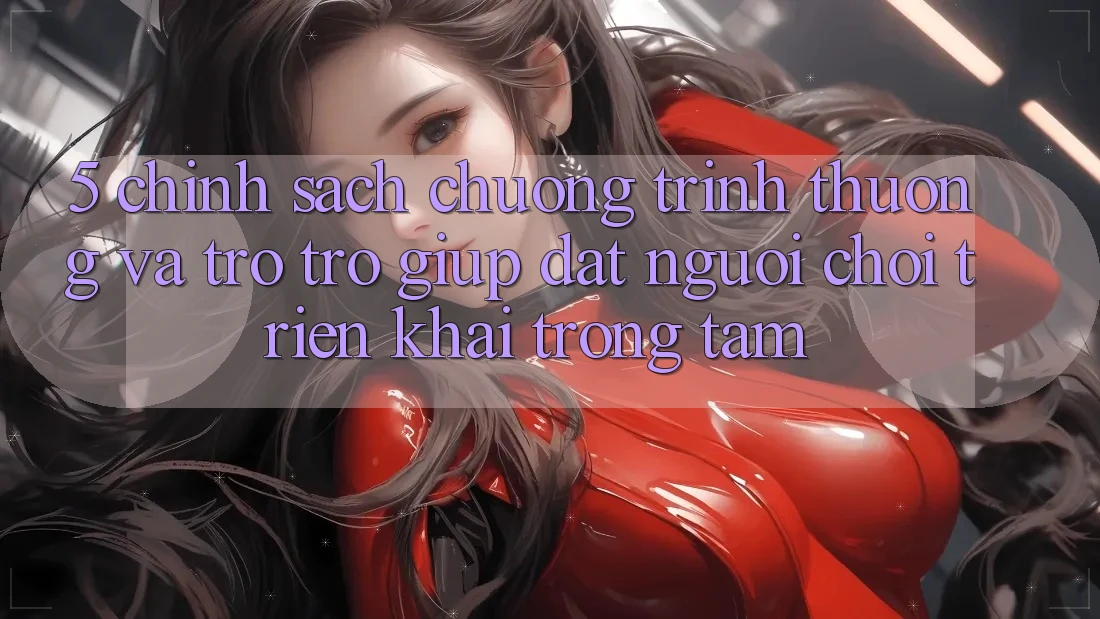 5. Chính Sách Chương trình thưởng Và Trợ trợ giúp: Đặt Người Chơi Triển khai Trọng Tâm