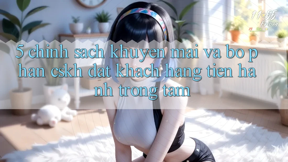 5. Chính Sách Khuyến Mãi Và Bộ phận CSKH: Đặt Khách hàng Tiến hành Trọng Tâm 5. Chính Sách Khuyến Mãi Và Bộ phận CSKH: Đặt Khách hàng Tiến hành Trọng Tâm