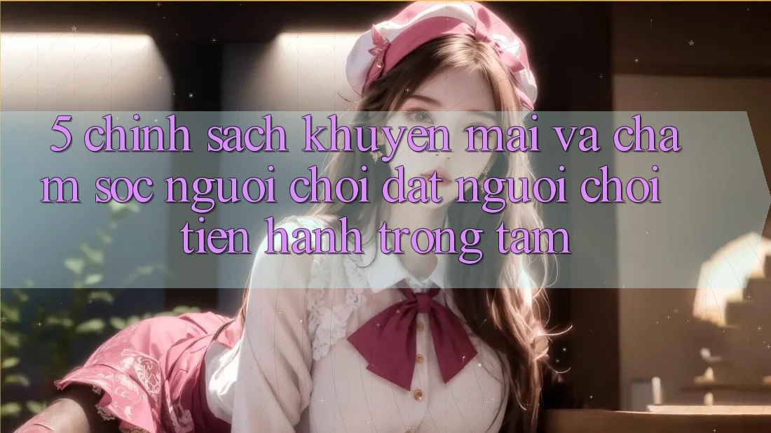 5. Chính Sách Khuyến Mãi Và Chăm Sóc Người chơi: Đặt Người Chơi Tiến hành Trọng Tâm