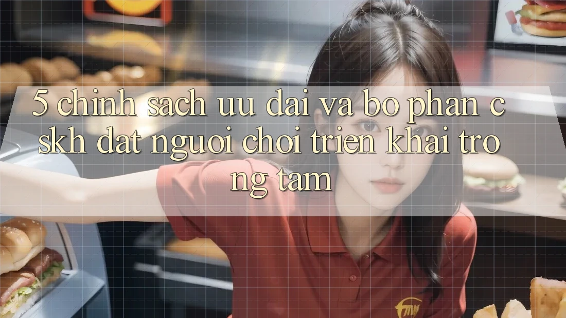 5. Chính Sách Ưu đãi Và Bộ phận CSKH: Đặt Người Chơi Triển khai Trọng Tâm