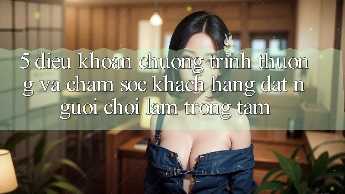 5. Điều khoản Chương trình thưởng Và Chăm Sóc Khách Hàng: Đặt Người Chơi Làm Trọng Tâm 5. Điều khoản Chương trình thưởng Và Chăm Sóc Khách Hàng: Đặt Người Chơi Làm Trọng Tâm