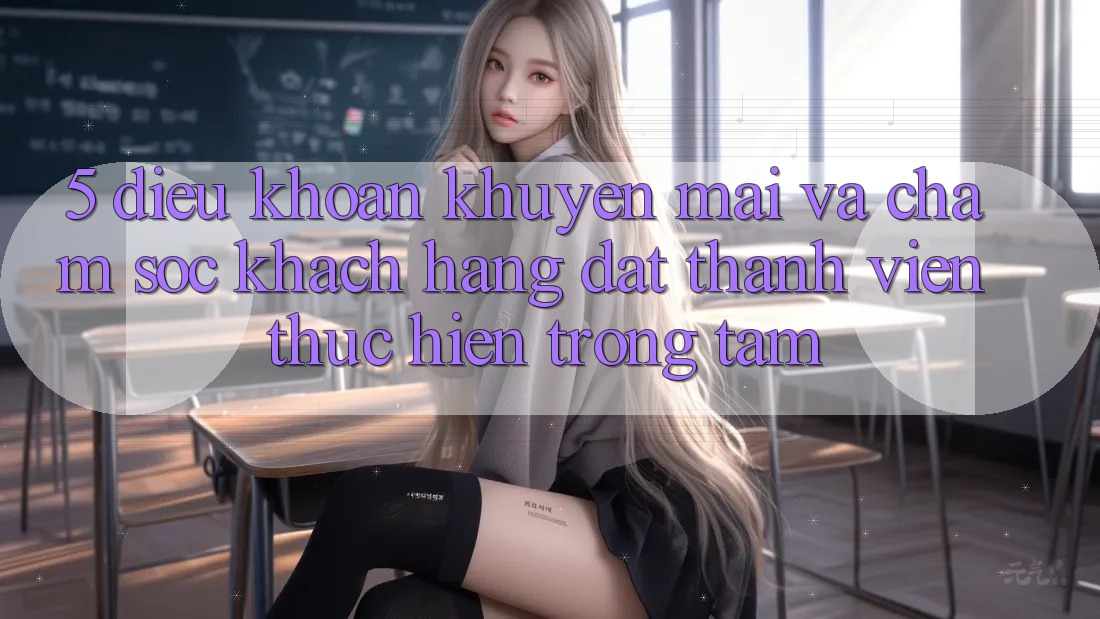 5. Điều khoản Khuyến Mãi Và Chăm Sóc Khách Hàng: Đặt Thành viên Thực hiện Trọng Tâm 5. Điều khoản Khuyến Mãi Và Chăm Sóc Khách Hàng: Đặt Thành viên Thực hiện Trọng Tâm