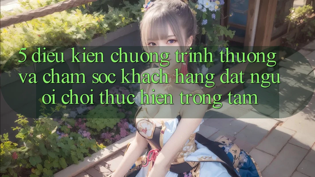 5. Điều kiện Chương trình thưởng Và Chăm Sóc Khách Hàng: Đặt Người Chơi Thực hiện Trọng Tâm 5. Điều kiện Chương trình thưởng Và Chăm Sóc Khách Hàng: Đặt Người Chơi Thực hiện Trọng Tâm