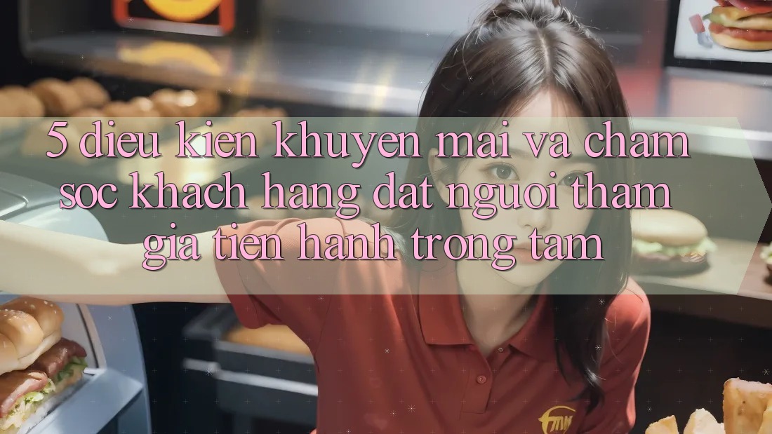 5. Điều kiện Khuyến Mãi Và Chăm Sóc Khách Hàng: Đặt Người tham gia Tiến hành Trọng Tâm 5. Điều kiện Khuyến Mãi Và Chăm Sóc Khách Hàng: Đặt Người tham gia Tiến hành Trọng Tâm