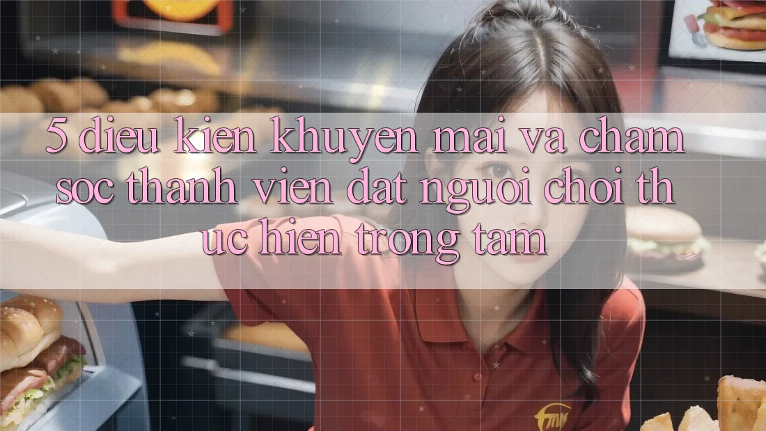 5. Điều kiện Khuyến Mãi Và Chăm Sóc Thành viên: Đặt Người Chơi Thực hiện Trọng Tâm