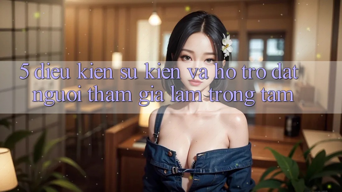 5. Điều kiện Sự kiện Và Hỗ trợ: Đặt Người tham gia Làm Trọng Tâm
