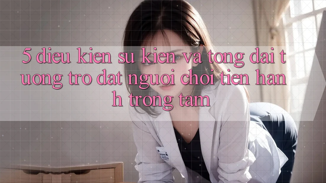 5. Điều kiện Sự kiện Và Tổng đài tương trợ: Đặt Người Chơi Tiến hành Trọng Tâm
