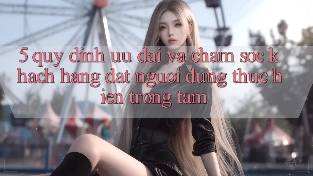 5. Quy định Ưu đãi Và Chăm Sóc Khách Hàng: Đặt Người dùng Thực hiện Trọng Tâm 5. Quy định Ưu đãi Và Chăm Sóc Khách Hàng: Đặt Người dùng Thực hiện Trọng Tâm
