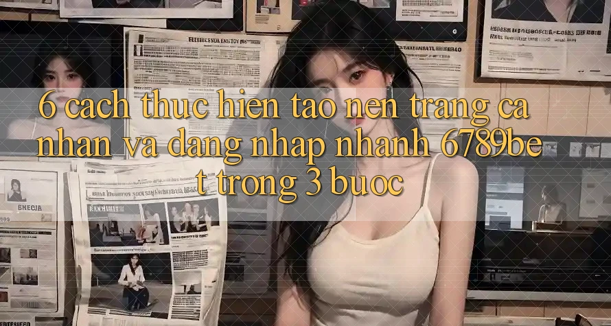6. Cách thực hiện Tạo nên trang cá nhân và Đăng Nhập Nhanh 6789bet Trong 3 Bước 6. Cách thực hiện Tạo nên trang cá nhân và Đăng Nhập Nhanh 6789bet Trong 3 Bước