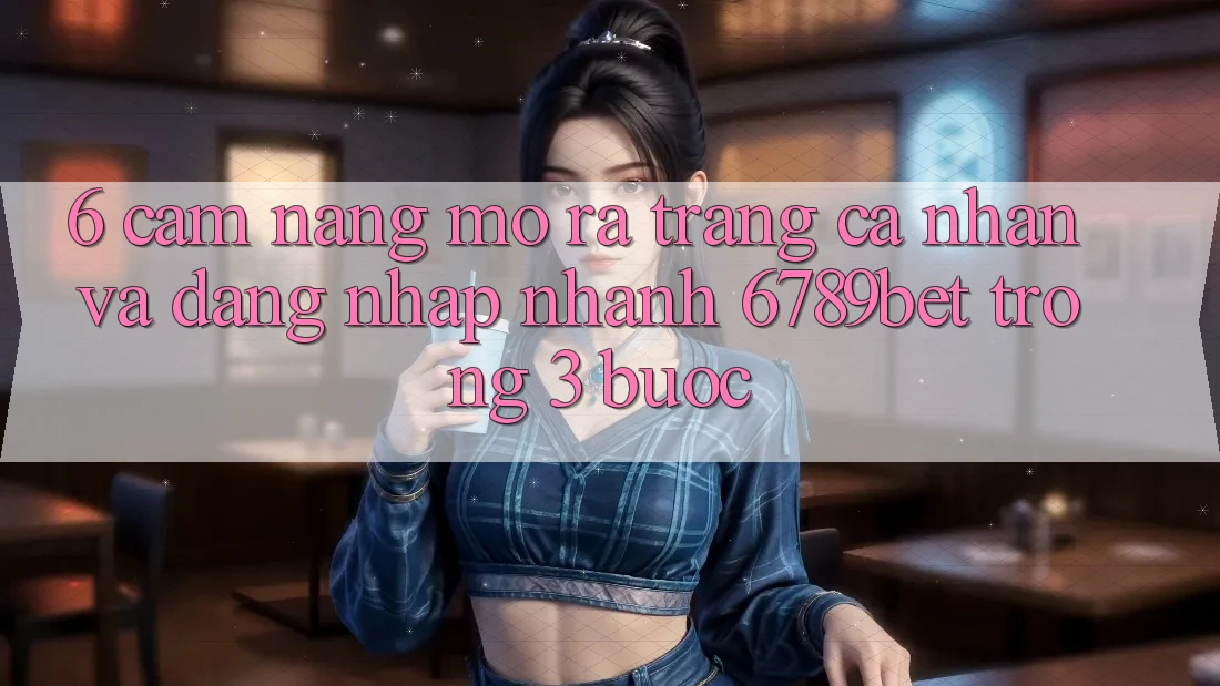 6. Cẩm nang Mở ra trang cá nhân và Đăng Nhập Nhanh 6789bet Trong 3 Bước
