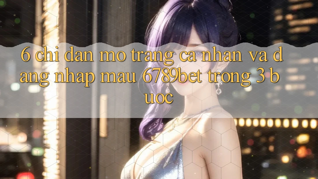 6. Chỉ dẫn Mở trang cá nhân và Đăng Nhập Mau 6789bet Trong 3 Bước