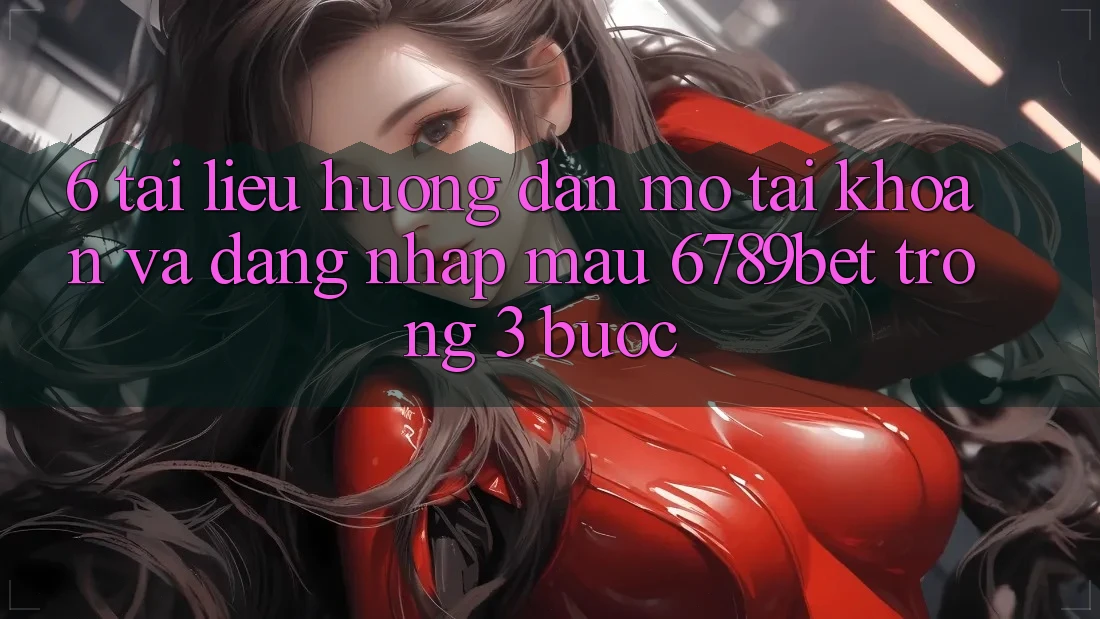 6. Tài liệu hướng dẫn Mở tài khoản và Đăng nhập Mau 6789bet Trong 3 Bước