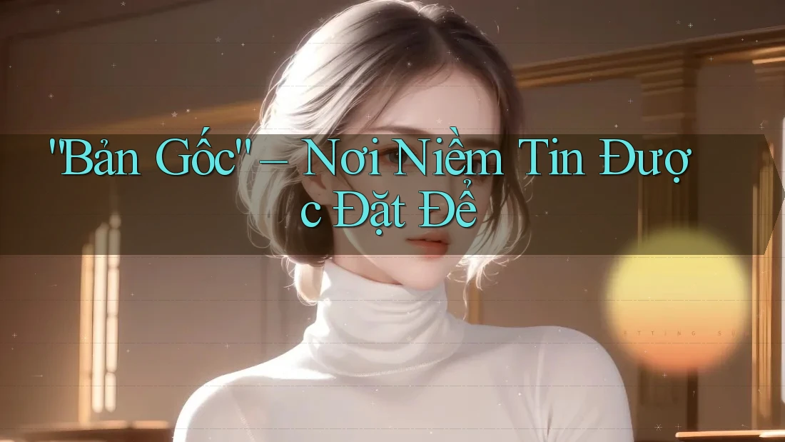 “Bản Gốc” – Nơi Niềm Tin Được Đặt Để “Bản Gốc” – Nơi Niềm Tin Được Đặt Để