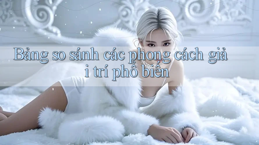 Bảng so sánh các phong cách giải trí phổ biến