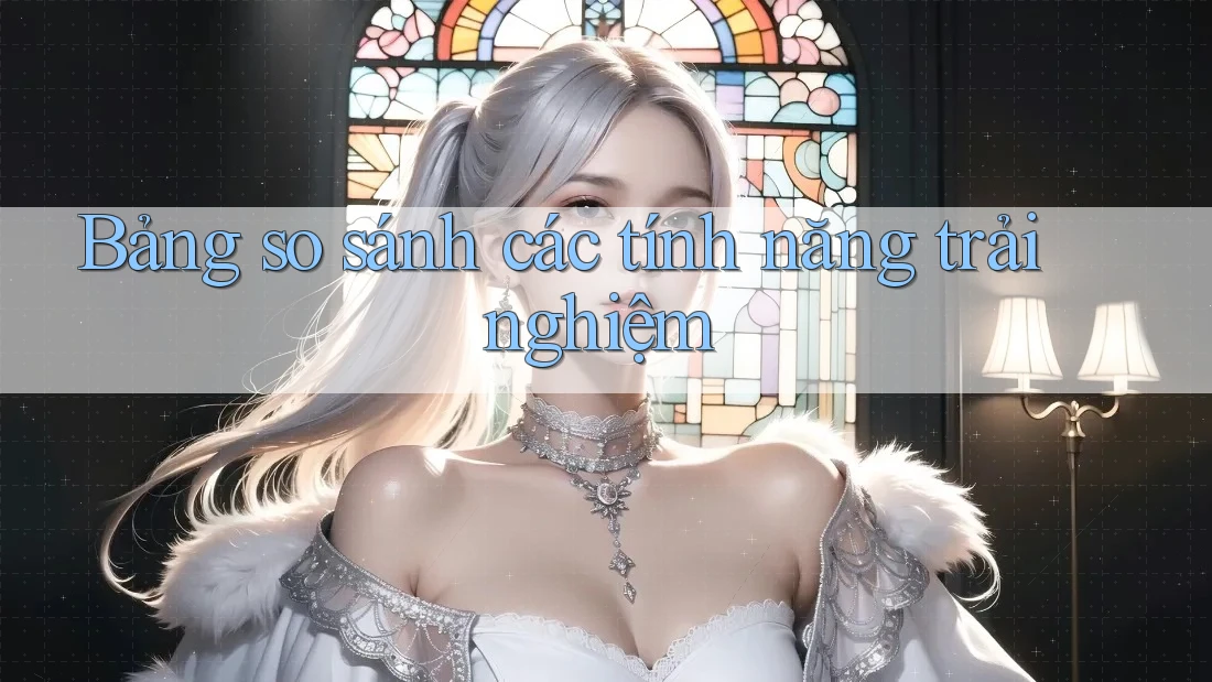 Bảng so sánh các tính năng trải nghiệm Bảng so sánh các tính năng trải nghiệm