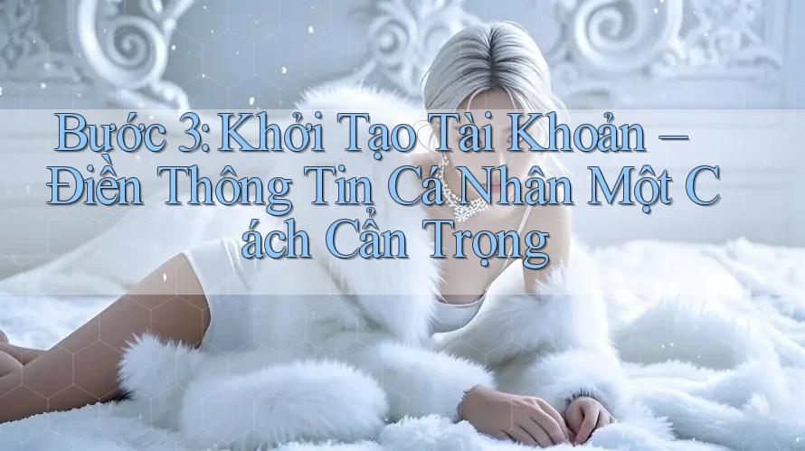 Bước 3: Khởi Tạo Tài Khoản – Điền Thông Tin Cá Nhân Một Cách Cẩn Trọng