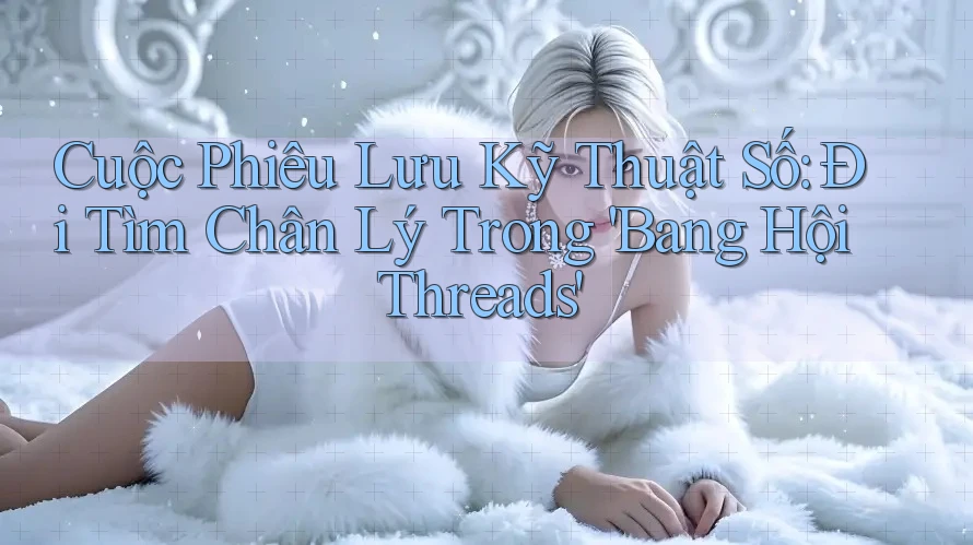 Cuộc Phiêu Lưu Kỹ Thuật Số: Đi Tìm Chân Lý Trong 'Bang Hội Threads' Cuộc Phiêu Lưu Kỹ Thuật Số: Đi Tìm Chân Lý Trong 'Bang Hội Threads'