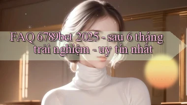 FAQ 6789bet 2025   sau 6 tháng trải nghiệm   uy tín nhất