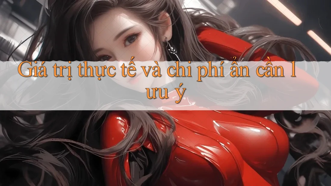 Giá trị thực tế và chi phí ẩn cần lưu ý Giá trị thực tế và chi phí ẩn cần lưu ý