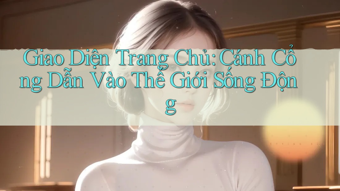 Giao Diện Trang Chủ: Cánh Cổng Dẫn Vào Thế Giới Sống Động