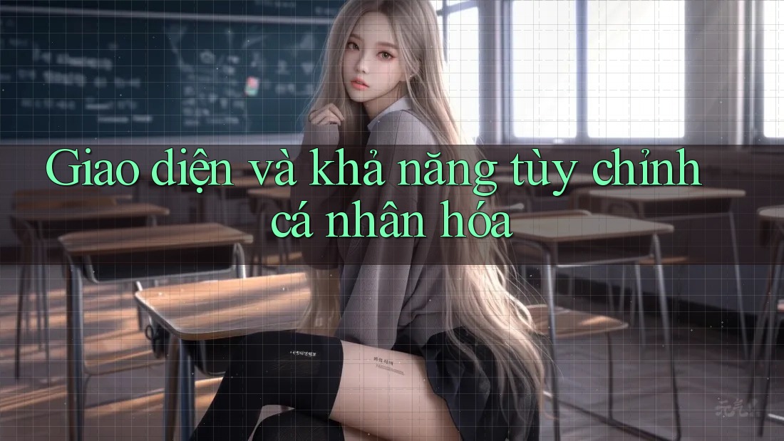 Giao diện và khả năng tùy chỉnh cá nhân hóa