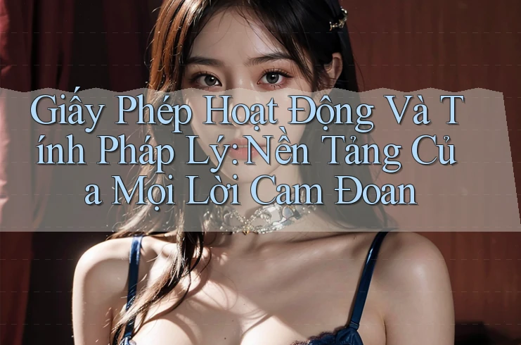 Giấy Phép Hoạt Động Và Tính Pháp Lý: Nền Tảng Của Mọi Lời Cam Đoan