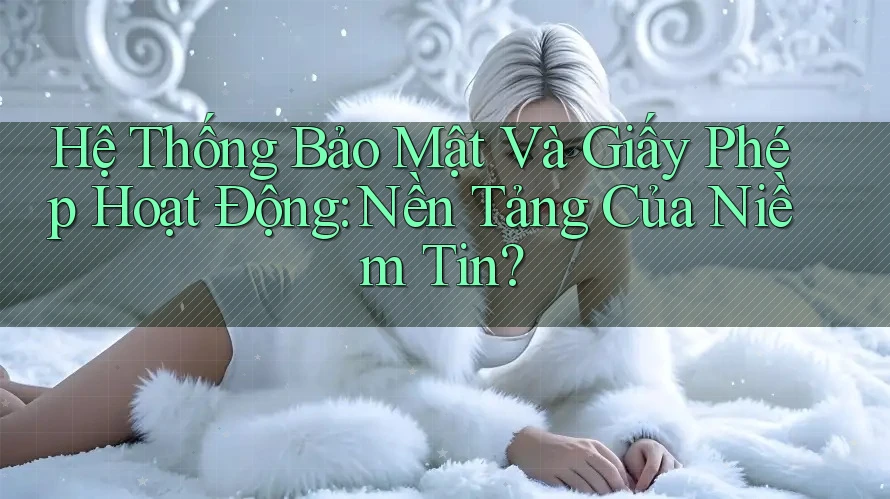 Hệ Thống Bảo Mật Và Giấy Phép Hoạt Động: Nền Tảng Của Niềm Tin?