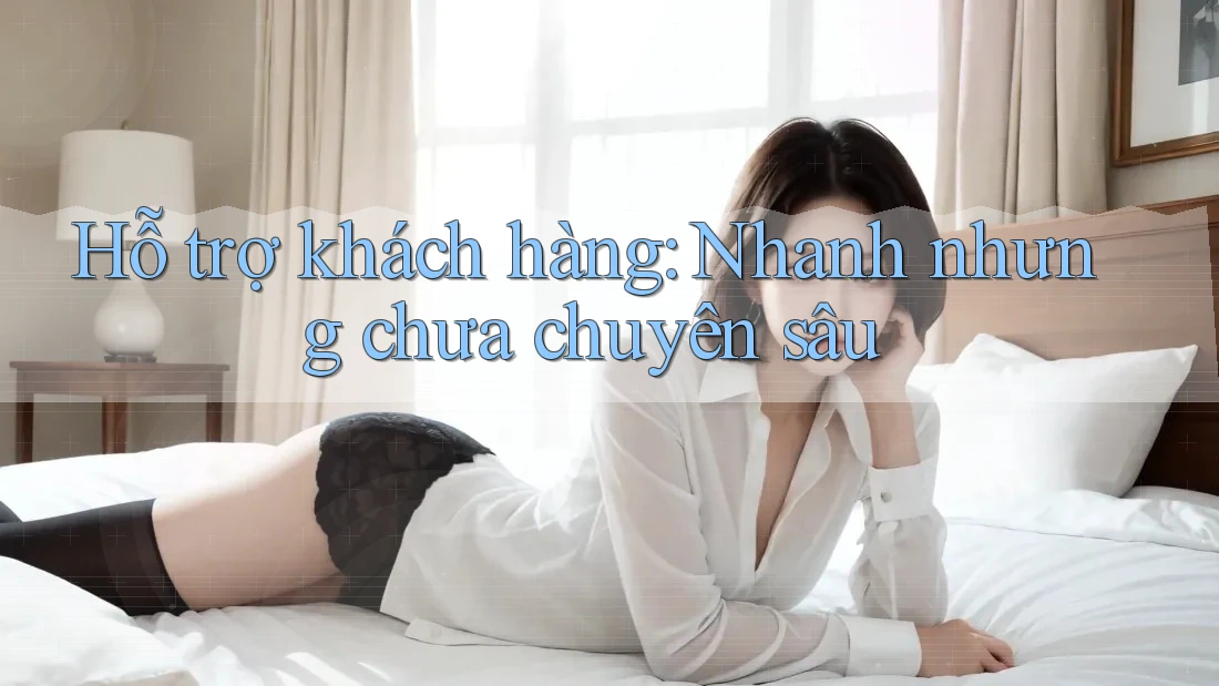 Hỗ trợ khách hàng: Nhanh nhưng chưa chuyên sâu Hỗ trợ khách hàng: Nhanh nhưng chưa chuyên sâu
