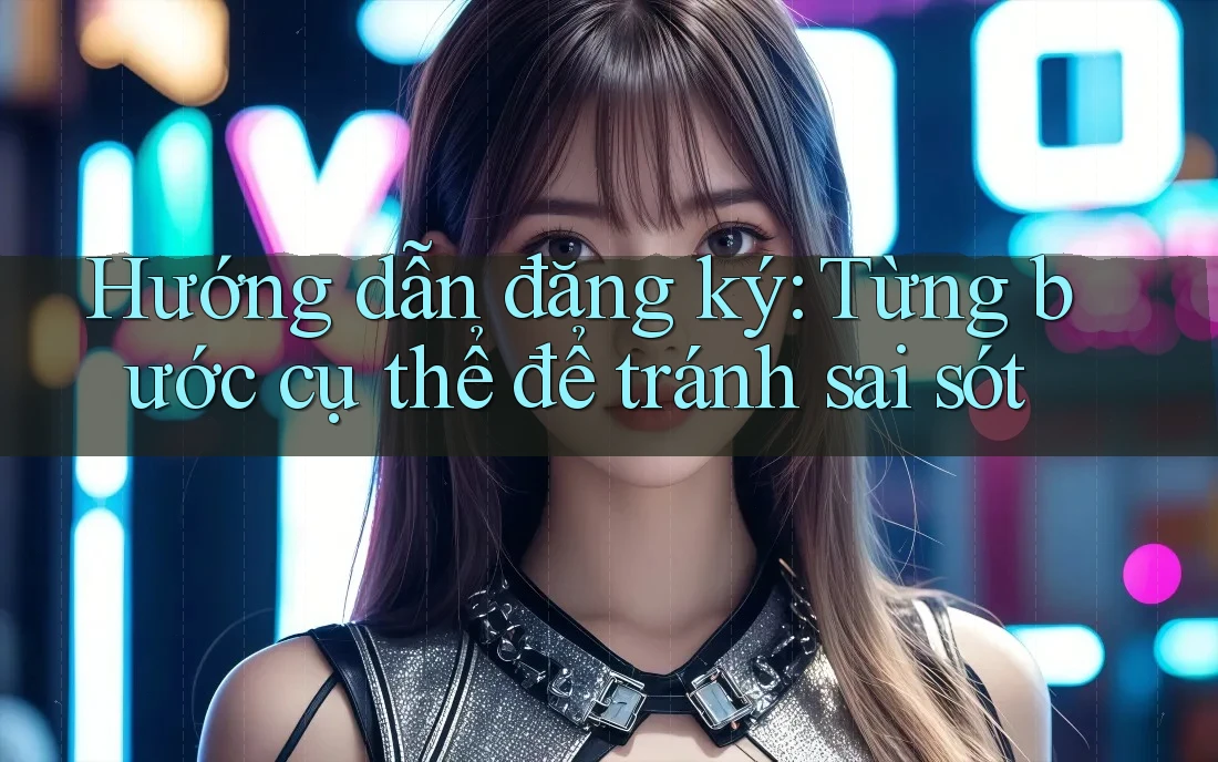 Hướng dẫn đăng ký: Từng bước cụ thể để tránh sai sót Hướng dẫn đăng ký: Từng bước cụ thể để tránh sai sót
