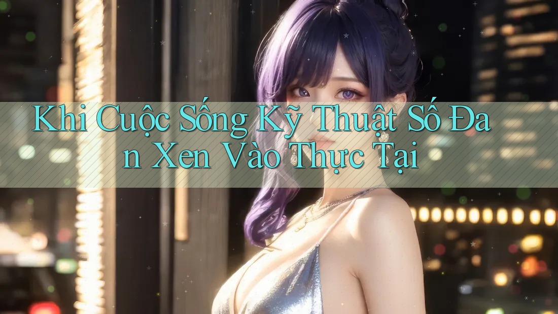 Khi Cuộc Sống Kỹ Thuật Số Đan Xen Vào Thực Tại Khi Cuộc Sống Kỹ Thuật Số Đan Xen Vào Thực Tại