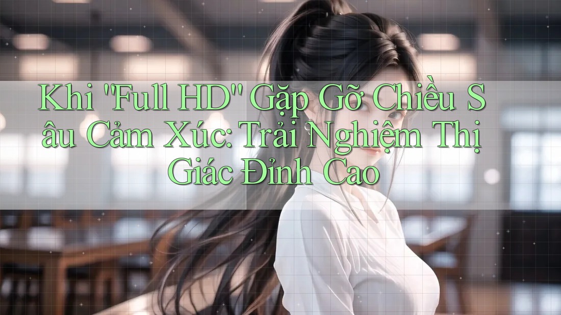 Khi “Full HD” Gặp Gỡ Chiều Sâu Cảm Xúc: Trải Nghiệm Thị Giác Đỉnh Cao