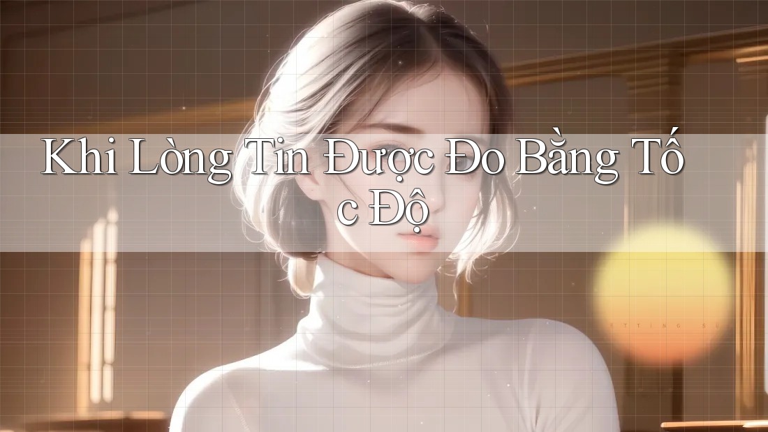 Khi Lòng Tin Được Đo Bằng Tốc Độ