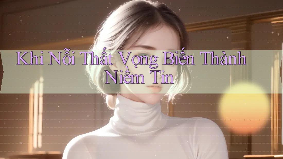 Khi Nỗi Thất Vọng Biến Thành Niềm Tin Khi Nỗi Thất Vọng Biến Thành Niềm Tin