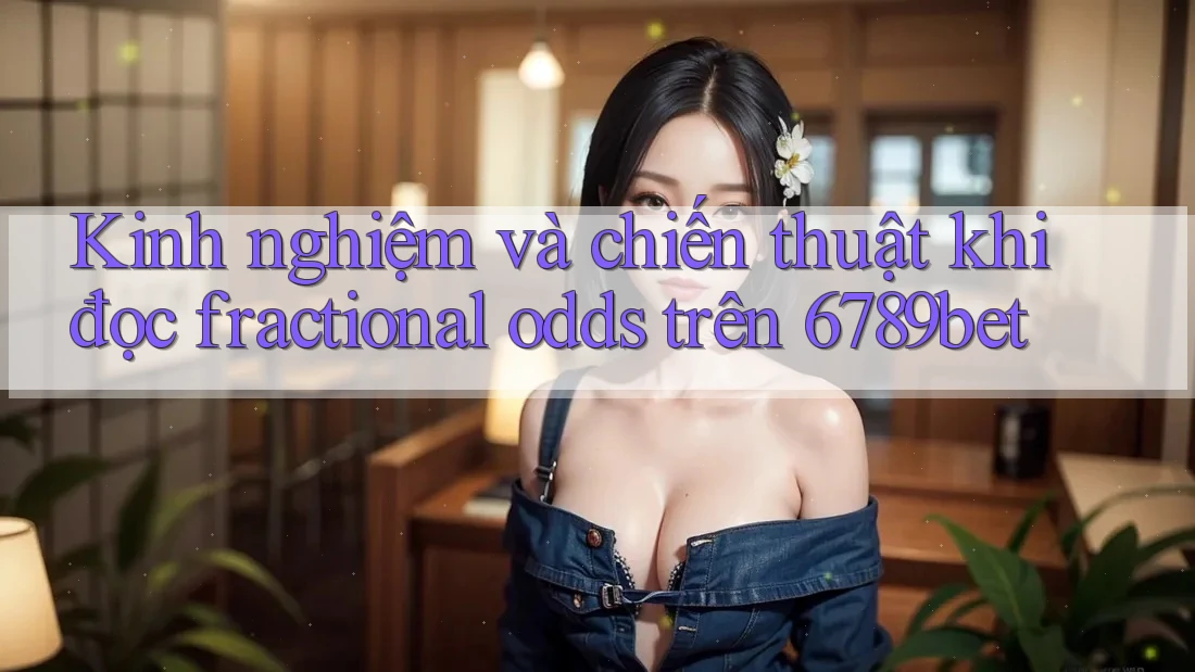Kinh nghiệm và chiến thuật khi đọc fractional odds trên 6789bet