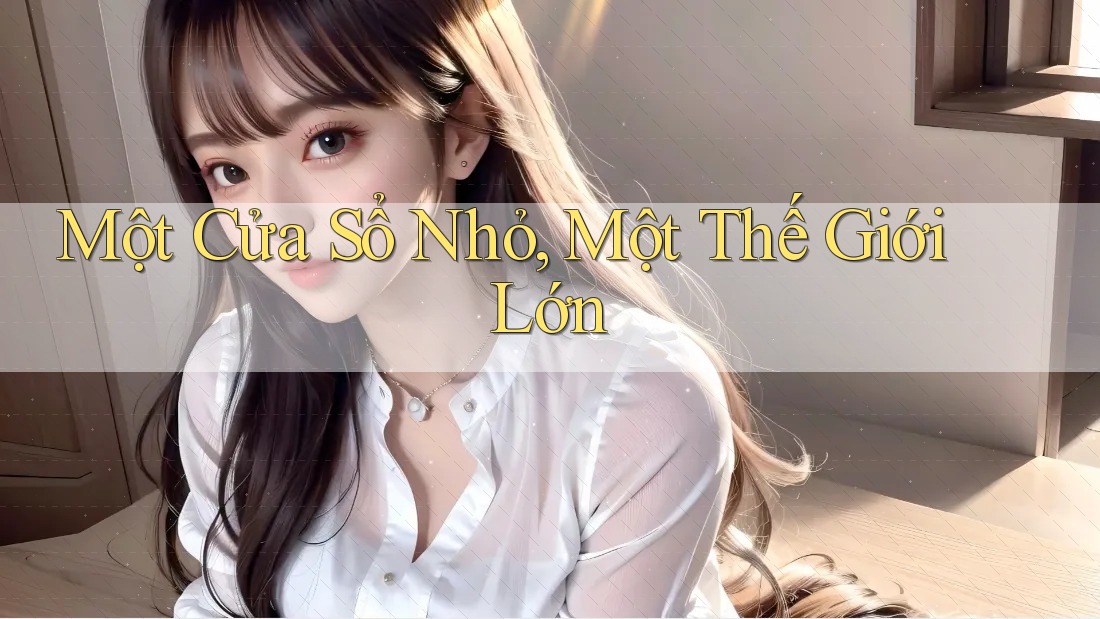 Một Cửa Sổ Nhỏ, Một Thế Giới Lớn Một Cửa Sổ Nhỏ, Một Thế Giới Lớn