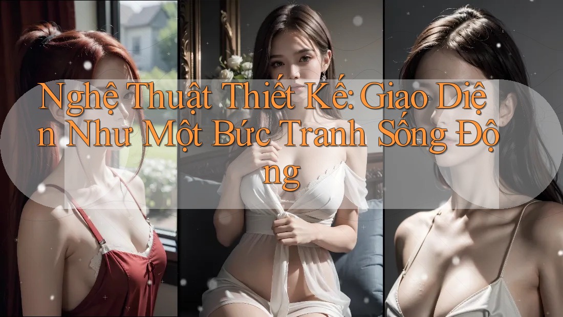 Nghệ Thuật Thiết Kế: Giao Diện Như Một Bức Tranh Sống Động
