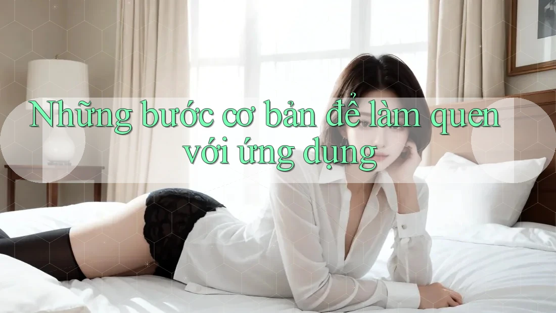 Những bước cơ bản để làm quen với ứng dụng Những bước cơ bản để làm quen với ứng dụng