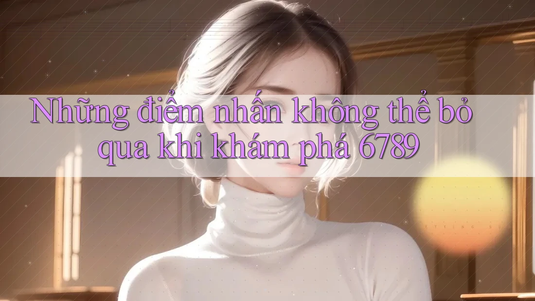 Những điểm nhấn không thể bỏ qua khi khám phá 6789 Những điểm nhấn không thể bỏ qua khi khám phá 6789