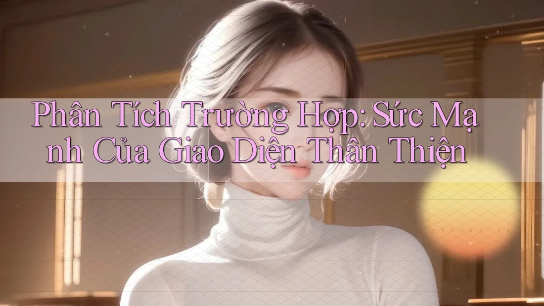 Phân Tích Trường Hợp: Sức Mạnh Của Giao Diện Thân Thiện Phân Tích Trường Hợp: Sức Mạnh Của Giao Diện Thân Thiện