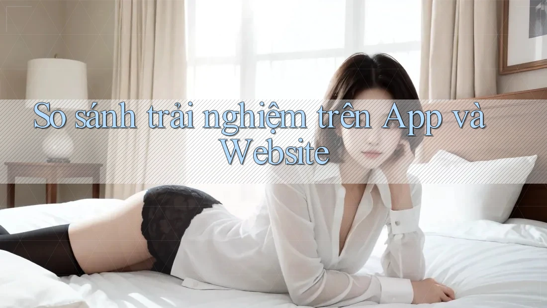 So sánh trải nghiệm trên App và Website