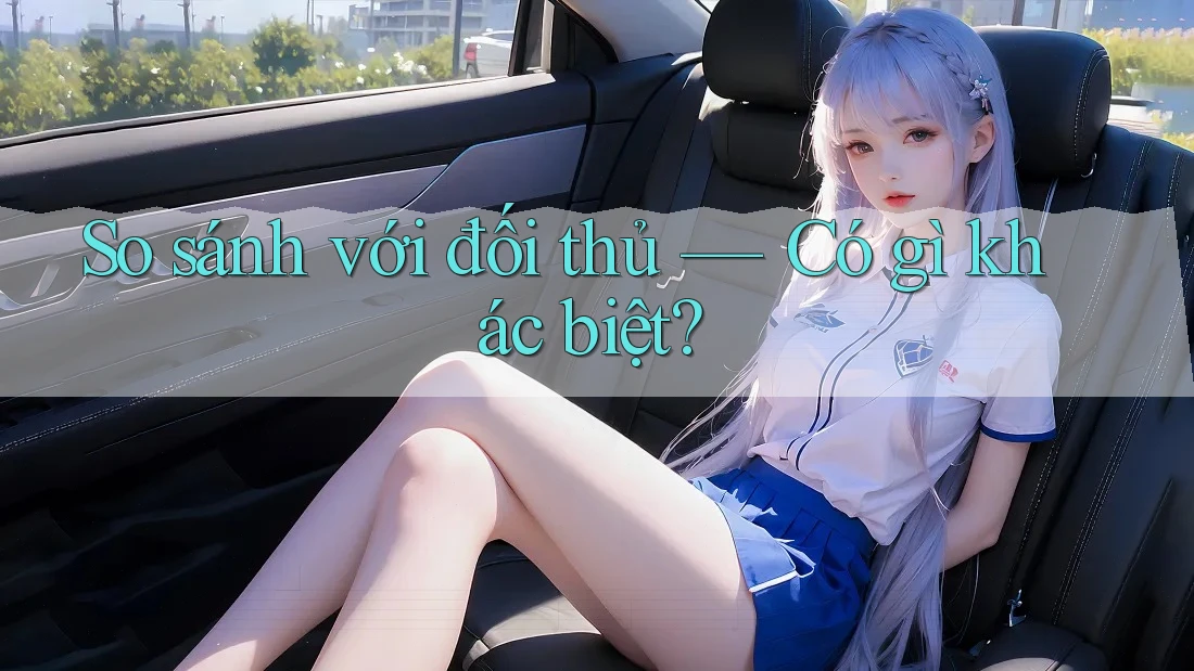 So sánh với đối thủ: Có gì khác biệt? So sánh với đối thủ: Có gì khác biệt?