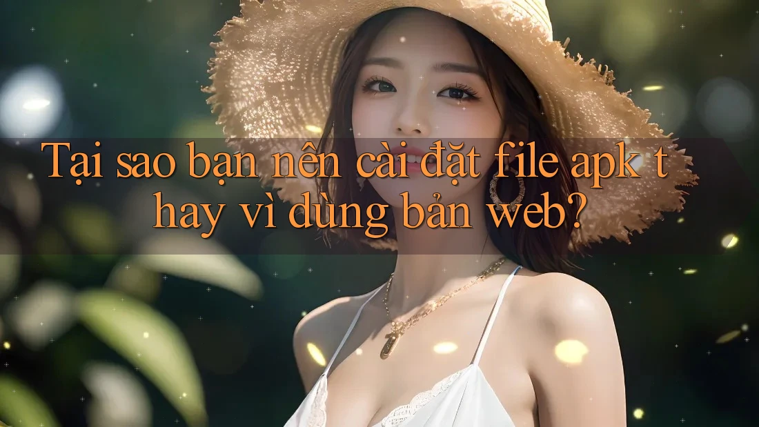 Tại sao bạn nên cài đặt file apk thay vì dùng bản web?