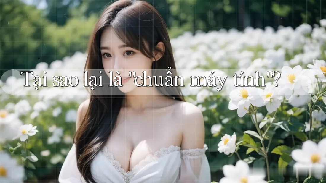 Tại sao lại là “chuẩn máy tính”? Tại sao lại là “chuẩn máy tính”?