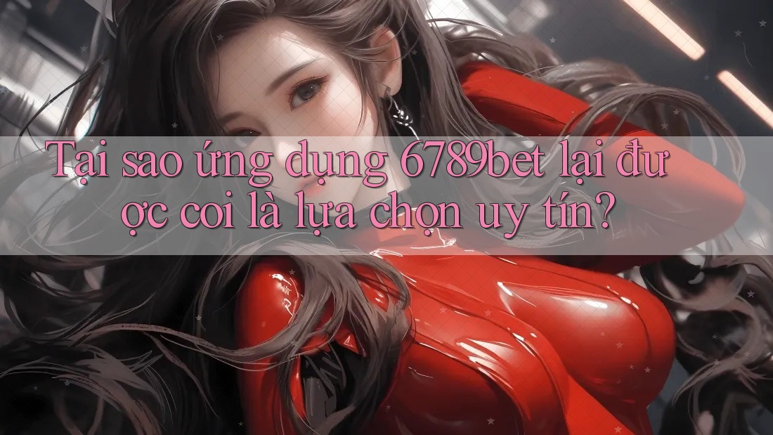 Tại sao ứng dụng 6789bet lại được coi là lựa chọn uy tín?