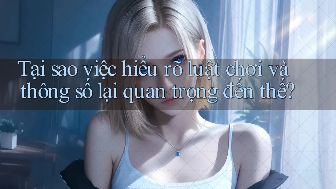 Tại sao việc hiểu rõ luật chơi và thông số lại quan trọng đến thế?